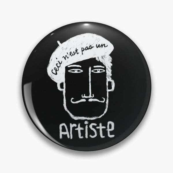 Item preview, This Is Not An Artist (White Ink) designed and sold by J C Phillipps Design.