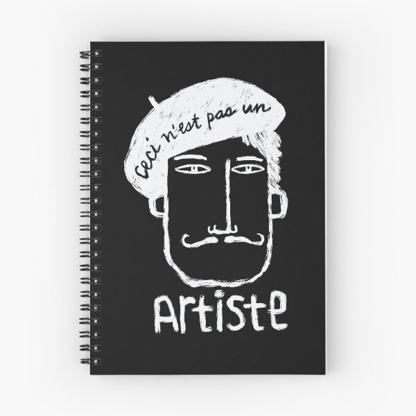 Item preview, This Is Not An Artist (White Ink) designed and sold by J C Phillipps Design.