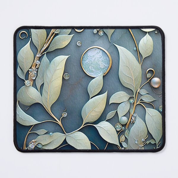 Item preview, Glittery Organic Gems,Teal, Turquoise, designed and sold by GemstoneandLeaf.
