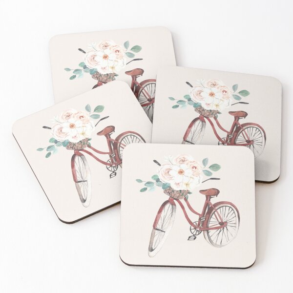 Item preview, Floral Bicycle  designed and sold by LittleblueBz.