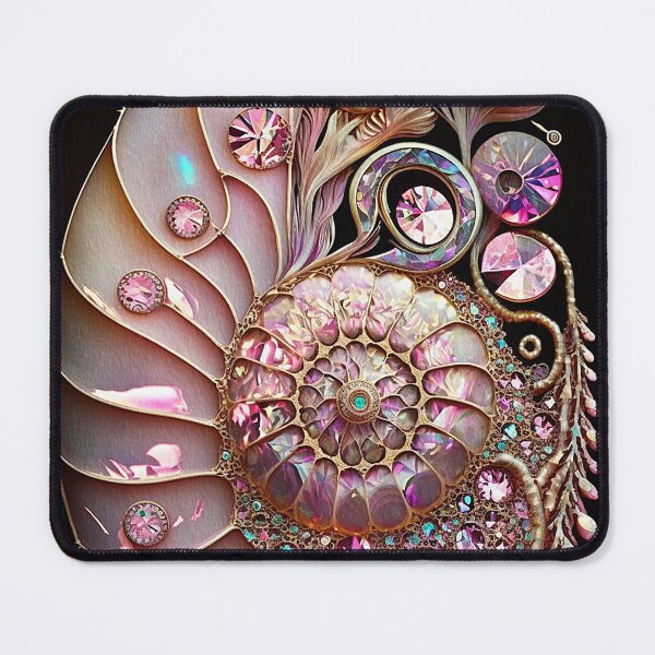 Item preview, Iridescent Glittery Organic Sea Shells,Pink, designed and sold by GemstoneandLeaf.