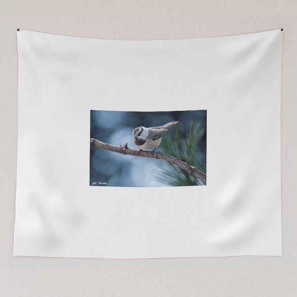 Item preview, Mountain Chickadee Perched on a Branch designed and sold by Jeff Goulden Photography.