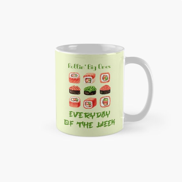 Item preview, Rollin’ Big Ones Everyday of the Week (on Green) designed and sold by epinkb.