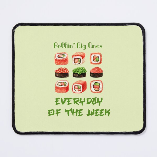Item preview, Rollin’ Big Ones Everyday of the Week (on Green) designed and sold by epinkb.