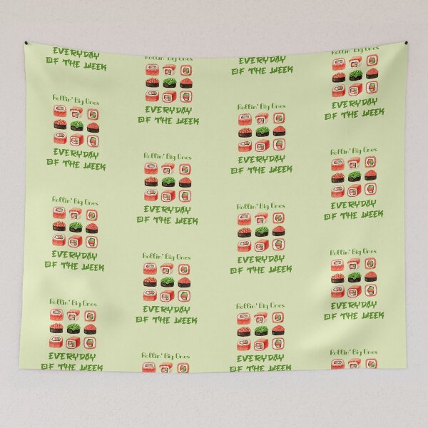Item preview, Rollin’ Big Ones Everyday of the Week (on Green) designed and sold by epinkb.