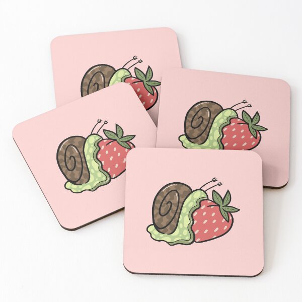 Item preview, Strawberry Snail designed and sold by Emilybayerart.