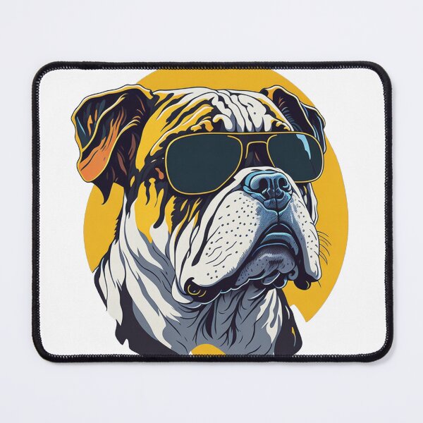 Item preview, Bulldog with glasses designed and sold by JONPIPOU.