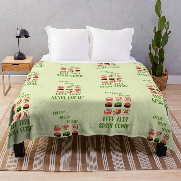 Item preview, Rollin’ Rollin’ Rollin’ Keep that Sushi Comin’ (on Green) designed and sold by epinkb.