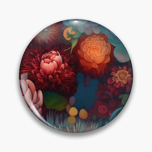 Artikelvorschau, Botanisches Blumenmuster-Design entworfen und verkauft von digistash.