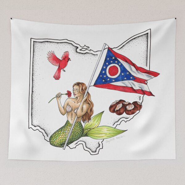 Item preview, Ohio Mermaid designed and sold by Elizabeth Weglein.