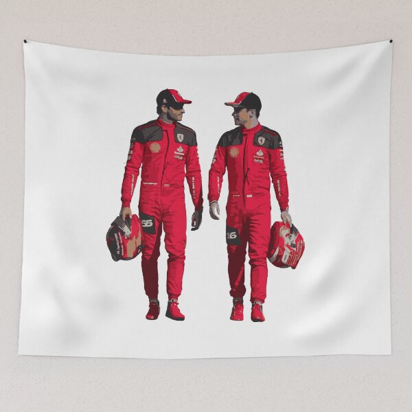 Item preview, Scuderia Ferrari Boys -- Carlos Sainz and Charles Leclerc designed and sold by cjd1017.