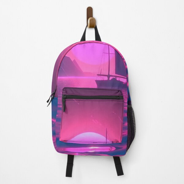 Item preview, Sunset Sail: A Vaporwave Expedition on the High Seas designed and sold by Mullet Monkey.