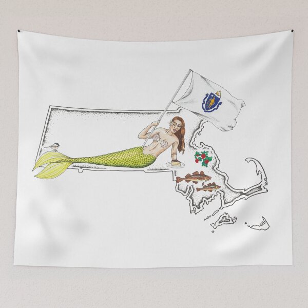 Item preview, Massachusetts Mermaid designed and sold by Elizabeth Weglein.