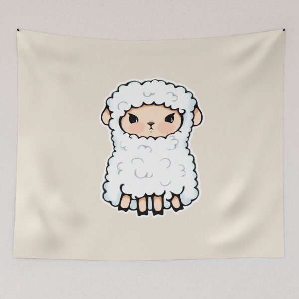Item preview, Baby Sheep - Cute Animal Doodle designed and sold by ViewerEqualsPhoton.