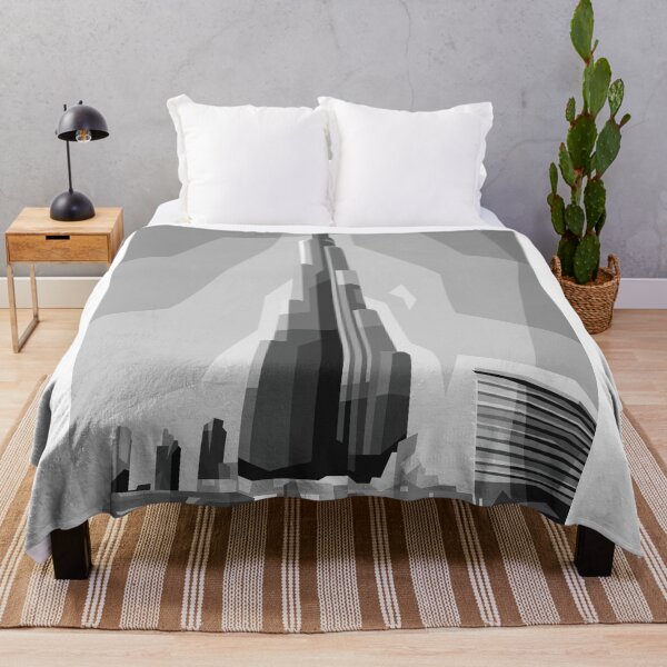 Item preview, Dubai Tower Grayscale designed and sold by Rizky Dwi Aprianda.
