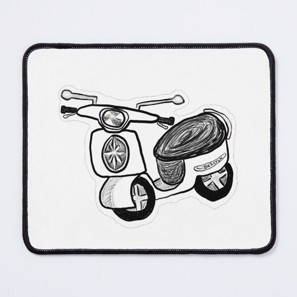 Item preview, Scooter Black and white designed and sold by GanethLey.art.