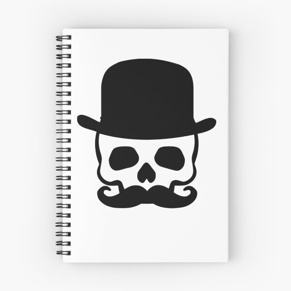 Item preview, “Dapper Death” - skull with hat & mustache designed and sold by McCallnWaldo.