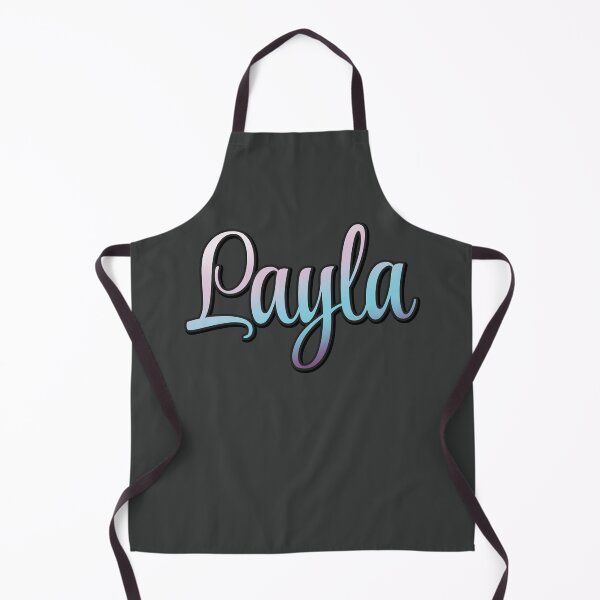 Item preview, Pretty Script Layla Typographic Name in Cool Colors designed and sold by AloraDawnEve.