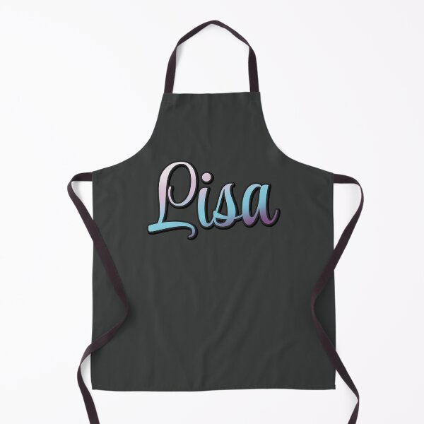 Item preview, Pretty Script Lisa Typographic Name in Cool Colors designed and sold by AloraDawnEve.