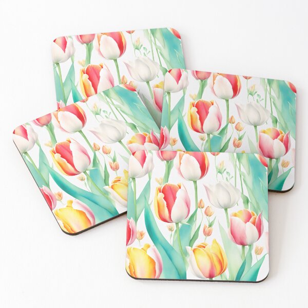 Item preview, Cheerful watercolor tulip designed and sold by phuvt.