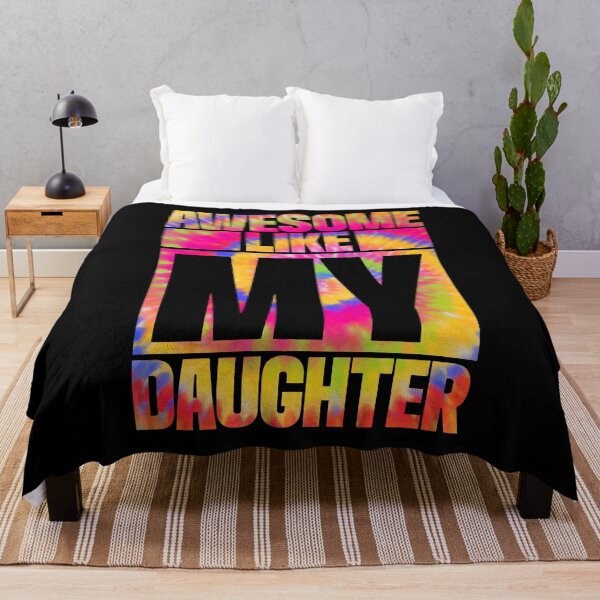 Item preview, Tie Dye Awesome Like My Daughter For Dad on Father's day designed and sold by MichaelxHarvey.