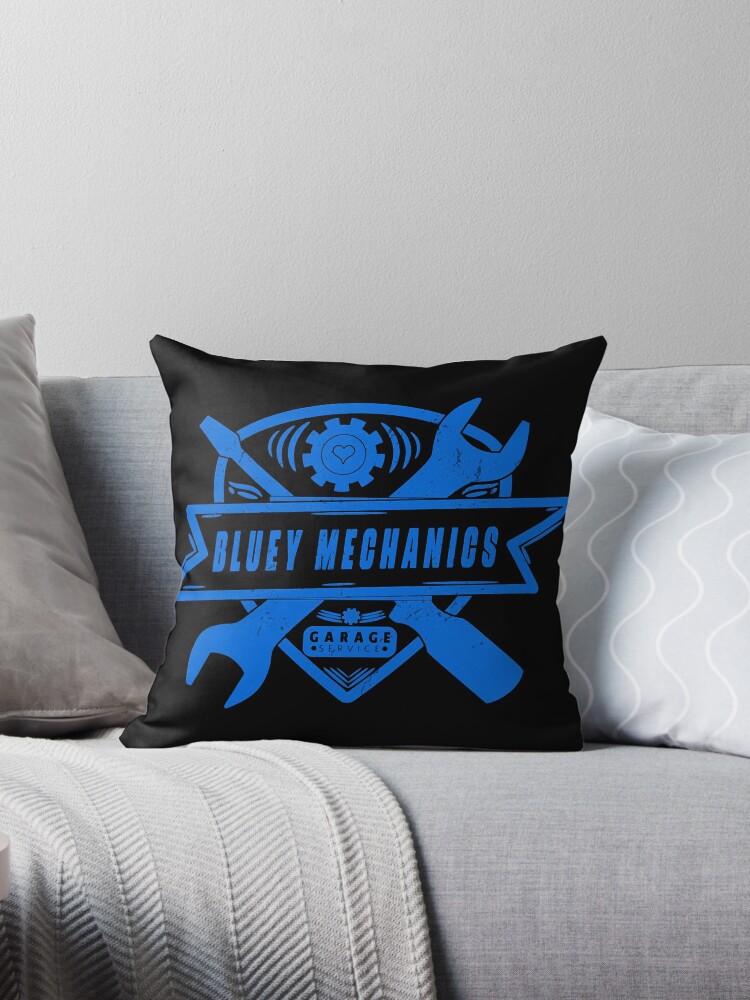 Logo Blueys And Bingo Square Pillowcases Sofa Cushion Cover Funny