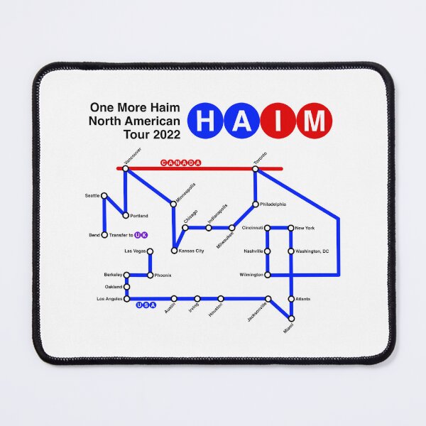 Item preview, The Stops - One More Haim Tour (North America) designed and sold by bethjeweled.