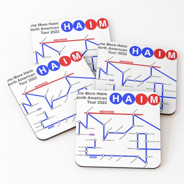 Item preview, The Stops - One More Haim Tour (North America) designed and sold by bethjeweled.