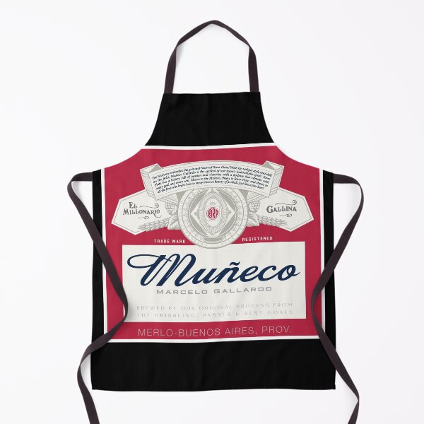 Item preview, Camiseta retro de River Plate con diseño de patrocinador de cerveza de los 90 y homenaje a Marcelo Gallardo designed and sold by fabiand1927.
