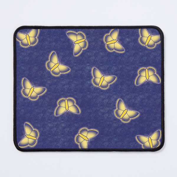 Item preview, Butterfly Dark Blue Yellow designed and sold by Eclectry.