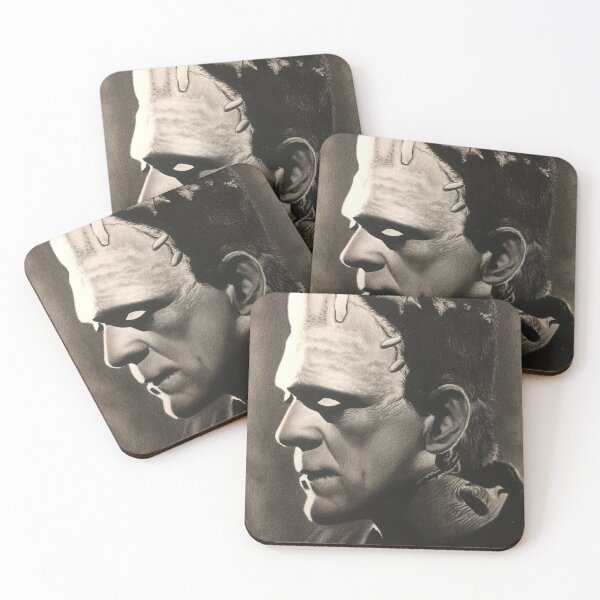Item preview, Realistic Frankenstein Charcoal Drawing designed and sold by charliesprints.