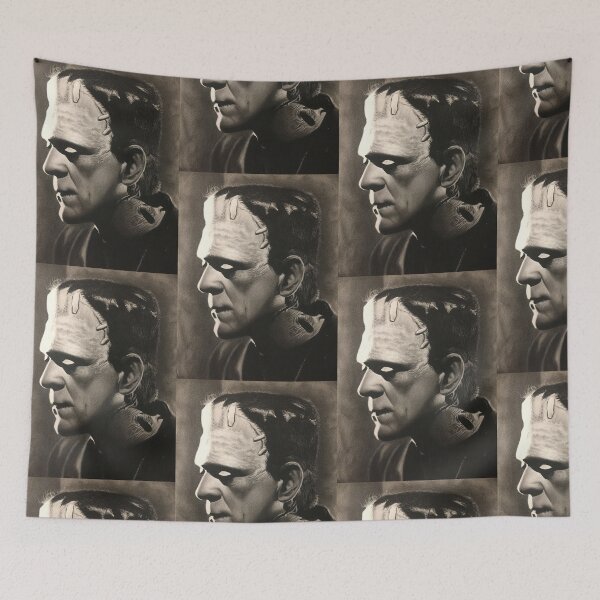 Item preview, Realistic Frankenstein Charcoal Drawing designed and sold by charliesprints.