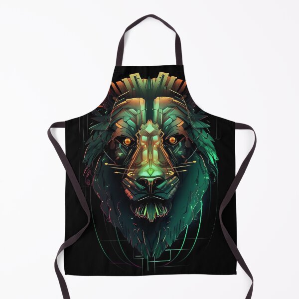Item preview, Cyberpunk Lion designed and sold by BoreasArts.