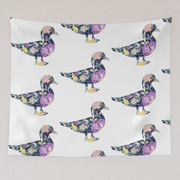 Item preview, Floral Duck designed and sold by CarrieBrose.