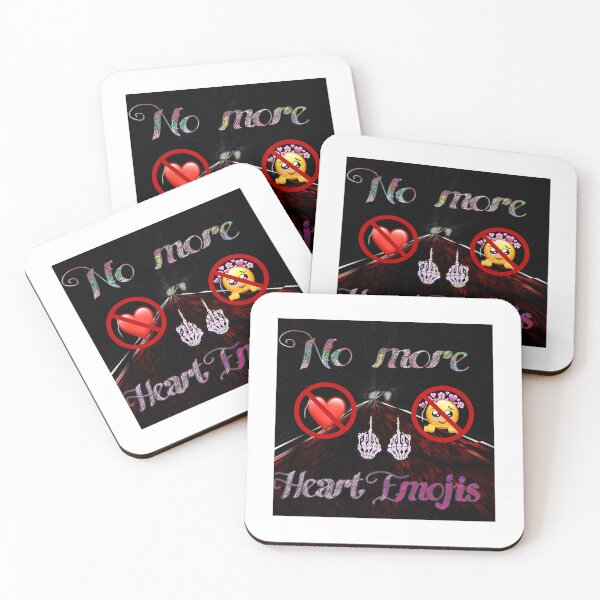 Item preview, no more heart emojis Premium designed and sold by RhianHighsmit.