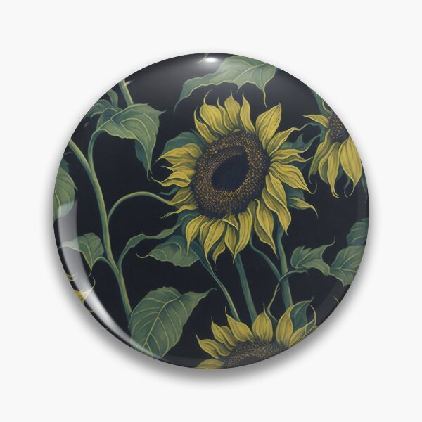 Item preview, Vintage Watercolor Sunflowers designed and sold by TheLilacBat.