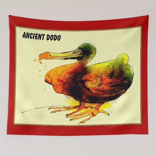 Item preview, ANCIENT DODO : Vintage Extinct Bird Painting Print designed and sold by posterbobs.
