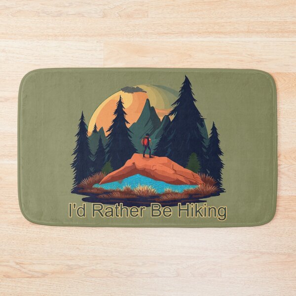 Item preview, I'd Rather Be Hiking designed and sold by FiaFiaPress.
