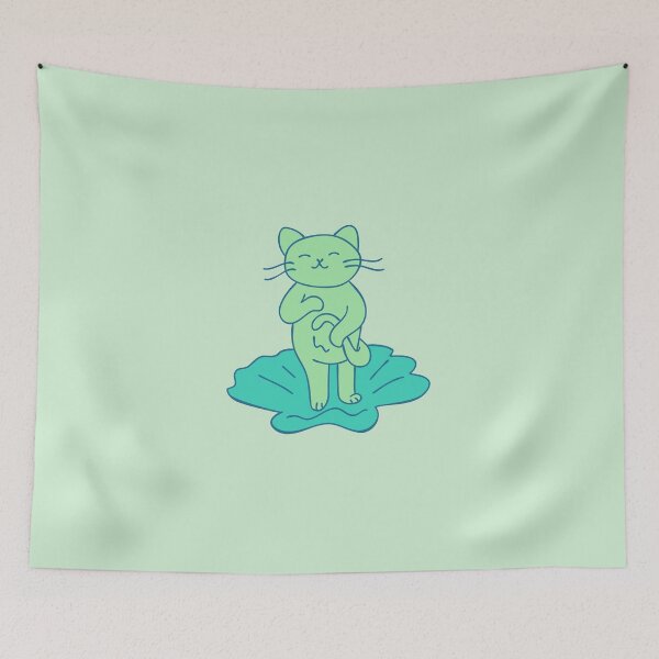 Item preview, Venus meows - green designed and sold by sarahspivey.