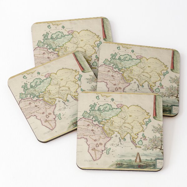 Item preview, Vintage Afro-Eurasia Pangea Map (1749) designed and sold by BravuraMedia.