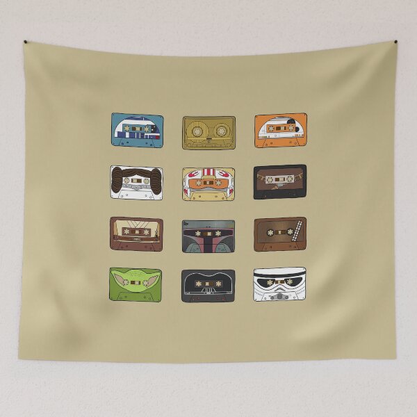 Item preview, Galaxy Far Far Away Mixtape designed and sold by cupcakecandice.