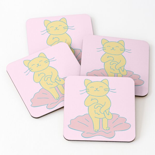 Item preview, Venus meows - yellow designed and sold by sarahspivey.