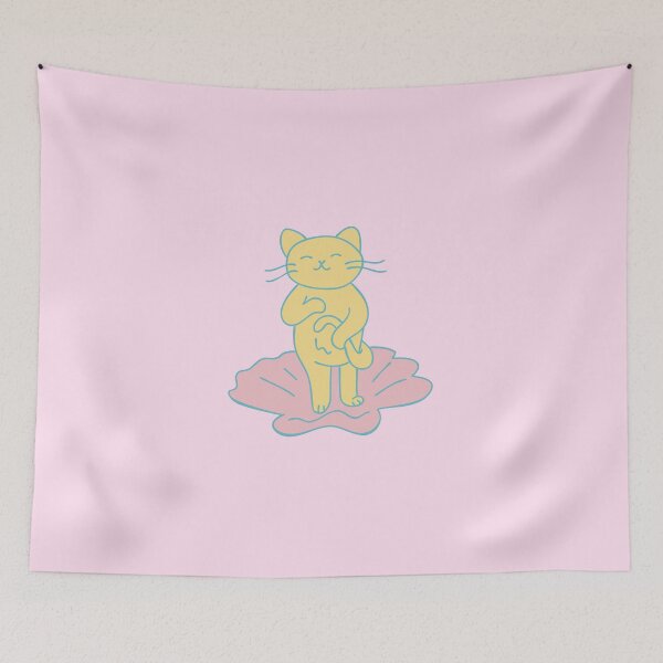 Item preview, Venus meows - yellow designed and sold by sarahspivey.