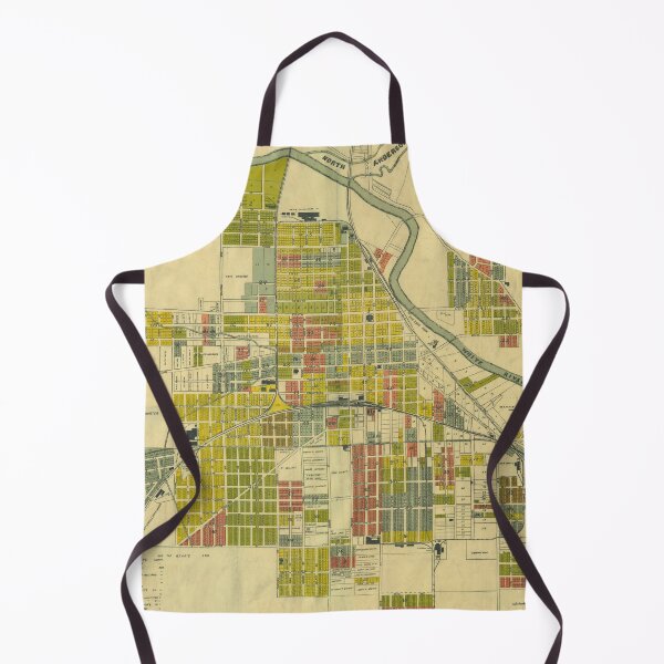 Item preview, Vintage Anderson IN Map (1891) designed and sold by BravuraMedia.