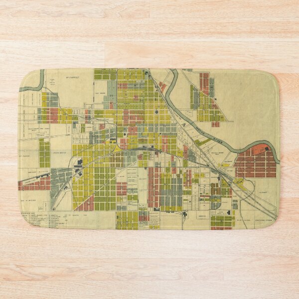 Item preview, Vintage Anderson IN Map (1891) designed and sold by BravuraMedia.