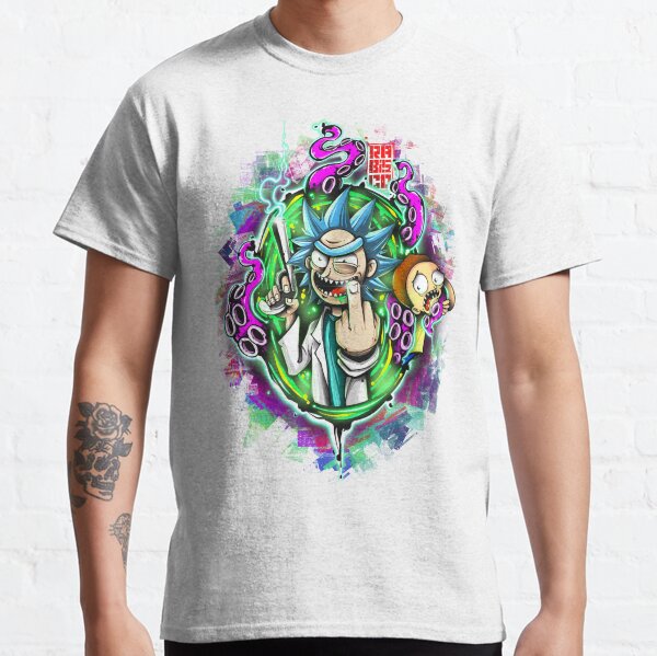 Fan Art Rick et Morty T-shirt classique