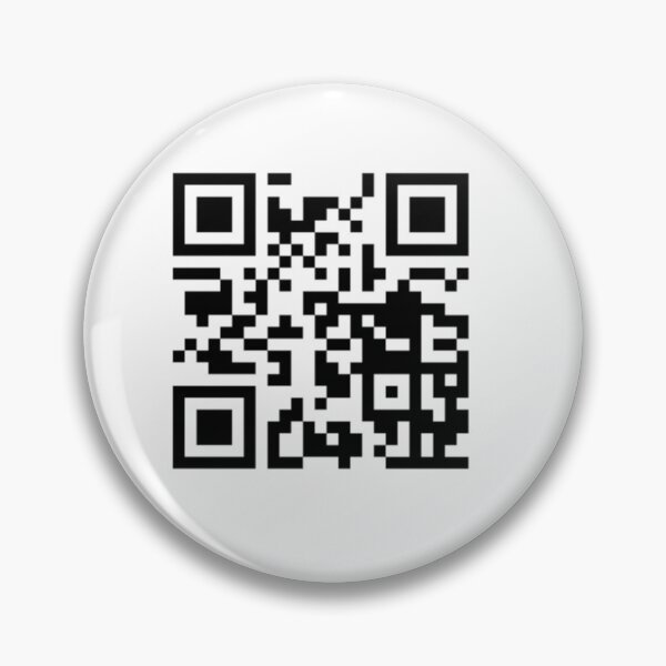 Artikelvorschau, Rickroll QR-Code-Aufkleber entworfen und verkauft von trendsonpoint.