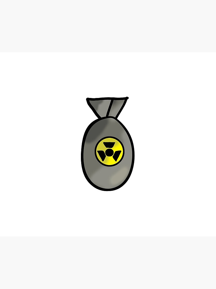 Cartoon Nuke Duvet Cover By Tjfdesigns Redbubble