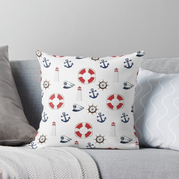 Item preview, Lighthouse and anchor nautical theme design designed and sold by Strictly McCracken.