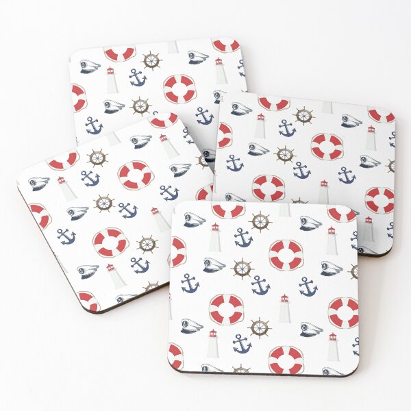 Item preview, Lighthouse and anchor nautical theme design designed and sold by Strictly McCracken.